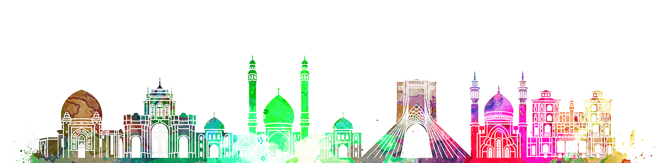 طرح گرافیکی افق شهر تهران